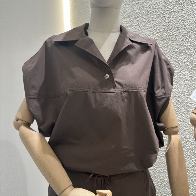 BLUEI-D東大門㊣實拍女裝新品熱賣25春夏休閑職業襯衫蕾絲衫Blue i-d襯衫/蕾絲衫圖色4