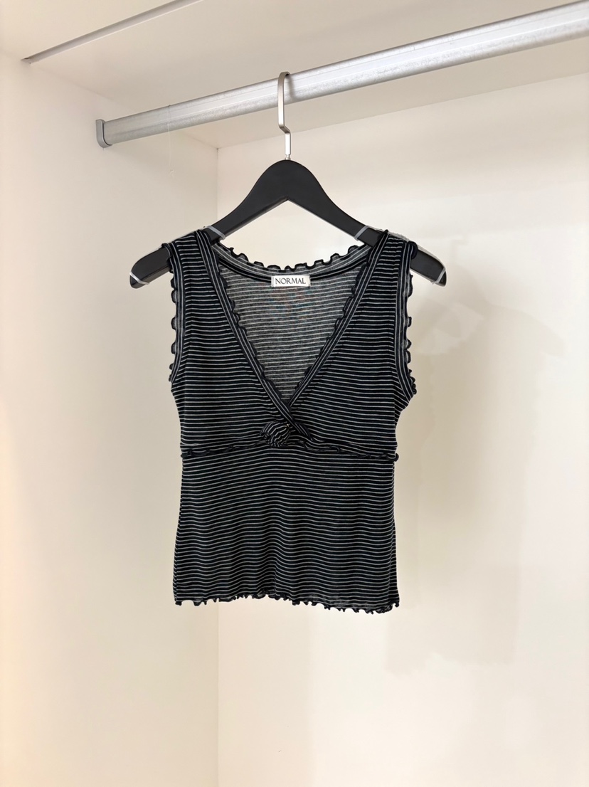 NORMAL東大門㊣代購女裝新品推薦人氣25春夏休閑熱賣吊帶背心NORMAL吊帶/背心圖色2