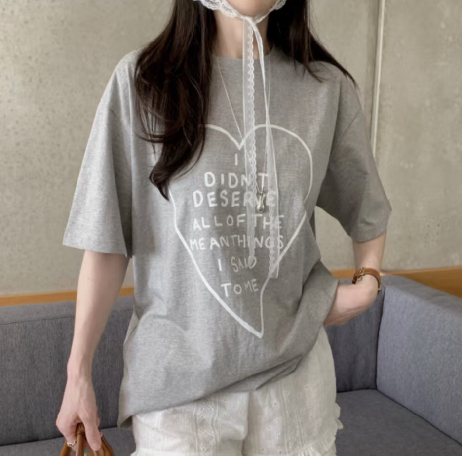 FOR.NEED韓國代購㊣女士新品休閑真品人氣25春夏熱賣職業T恤FOR.NEEDT恤