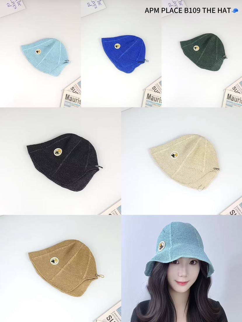 THE HAT-P東大門㊣直郵女士新品真品熱賣職業25春夏帽子漁夫帽THE HAT帽子