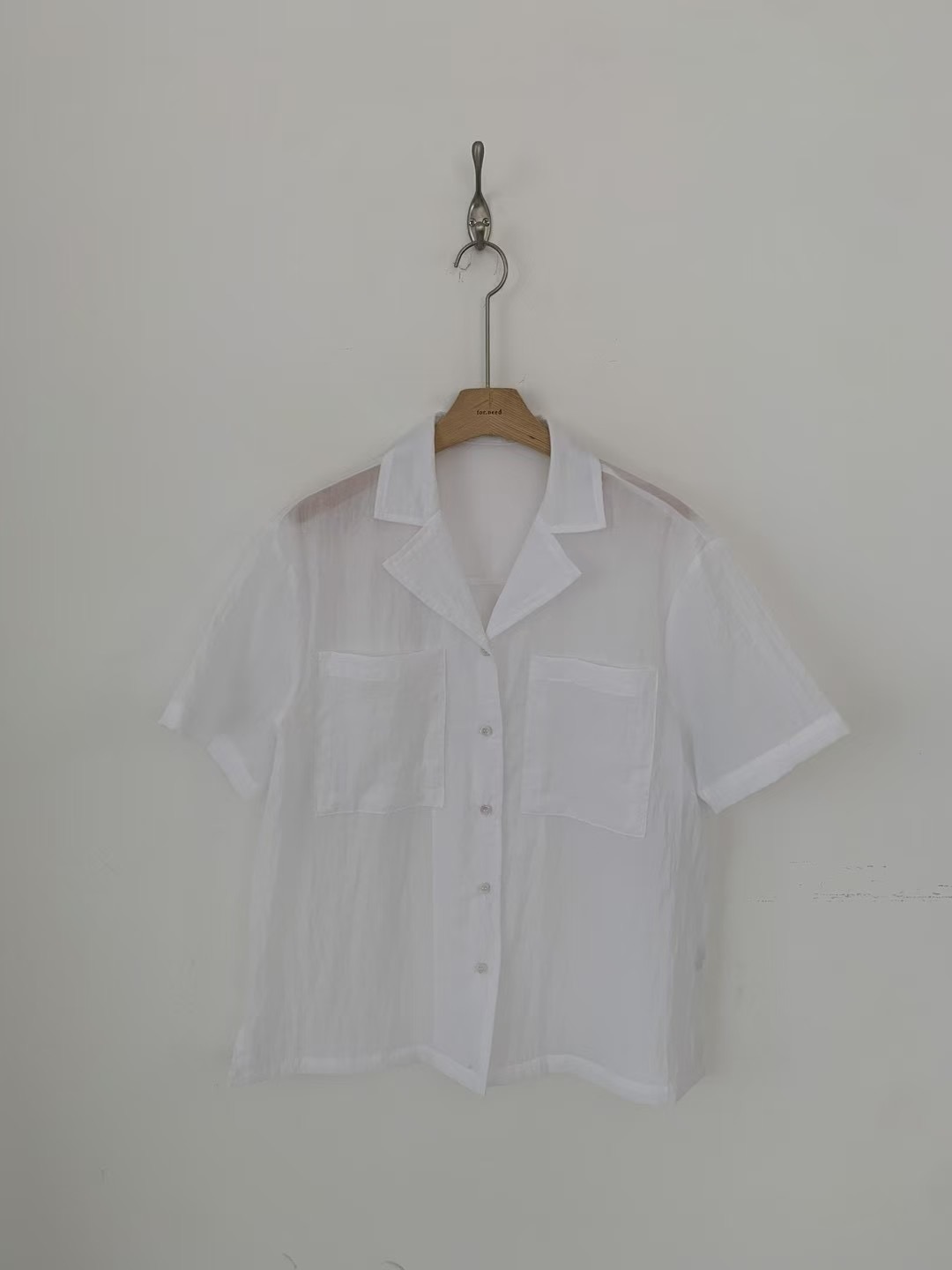 FOR.NEED韓國直郵㊣女士新品職業休閑熱賣25春夏襯衫蕾絲衫FOR.NEED襯衫/蕾絲衫圖色3