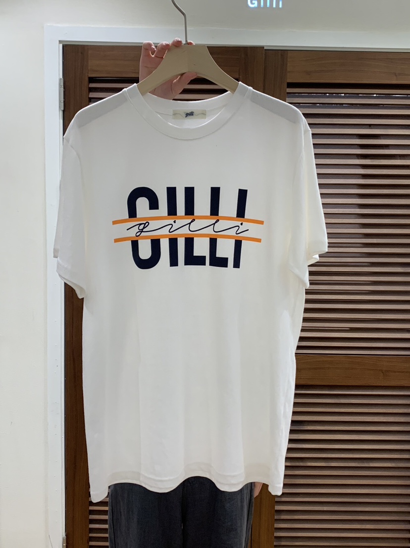 GILLI東大門㊣實拍女裝新款熱賣推薦真品時尚人氣休閑25春夏T恤GILLIT恤圖色2