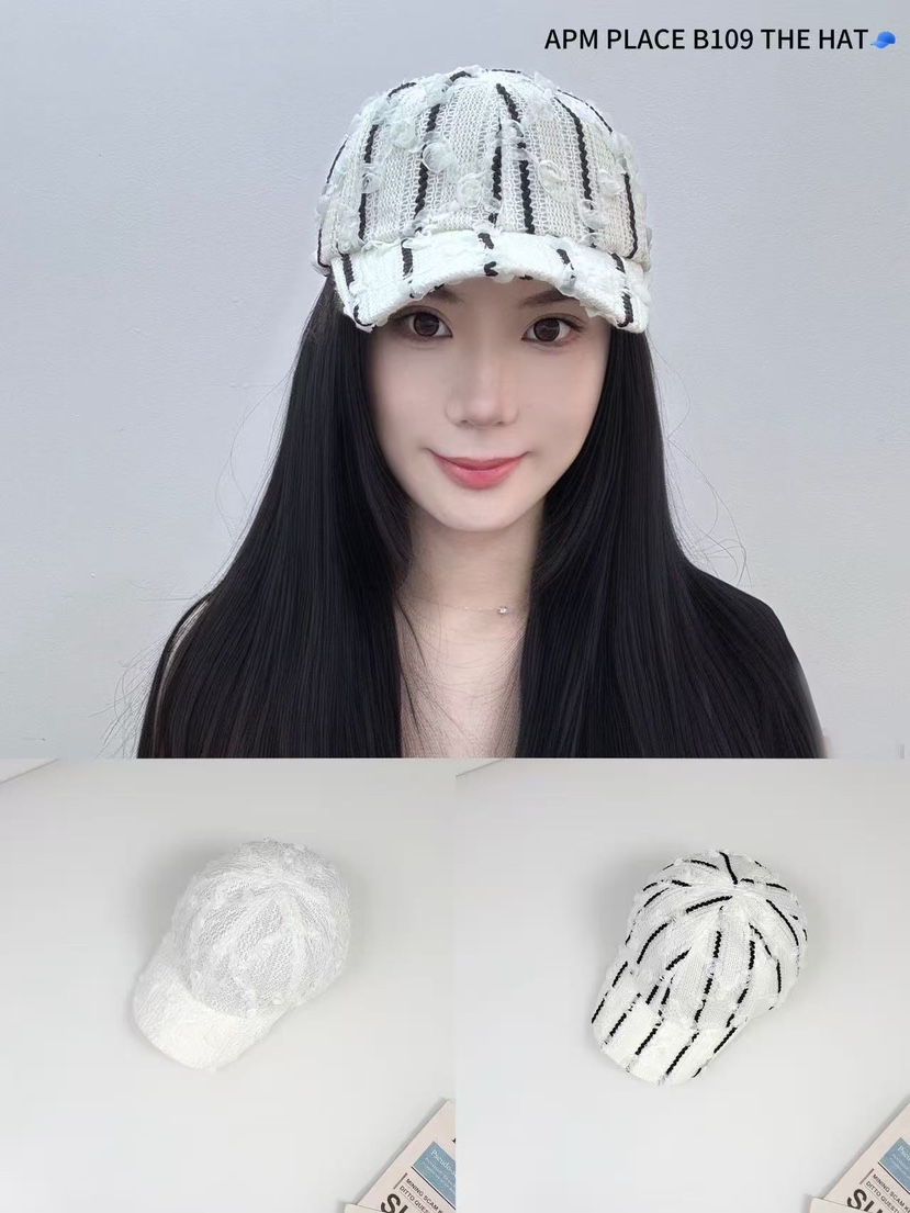 THE HAT-P東大門㊣直郵女士新品人氣熱賣推薦25春夏帽子蕾絲THE HAT帽子