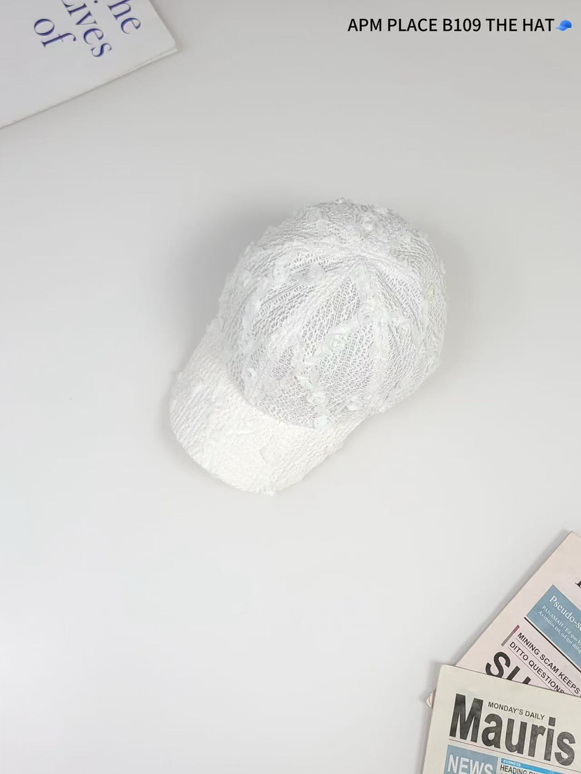 THE HAT-P東大門㊣直郵女士新品人氣熱賣推薦25春夏帽子蕾絲THE HAT帽子
