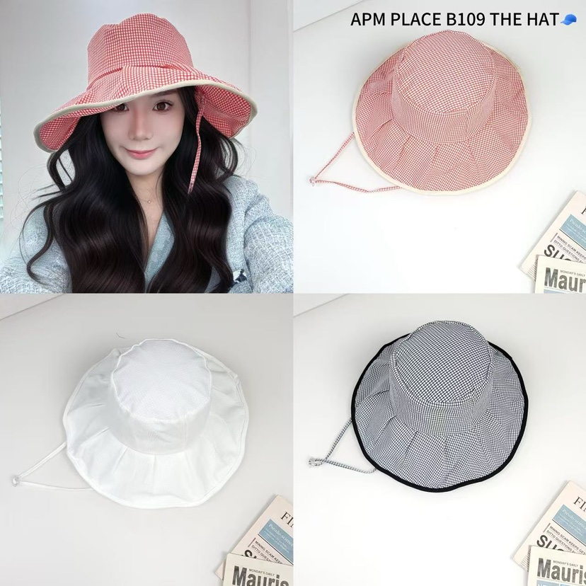 THE HAT-P韓國代購㊣女裝新款熱賣真品休閑推薦時尚帽子格紋THE HAT帽子