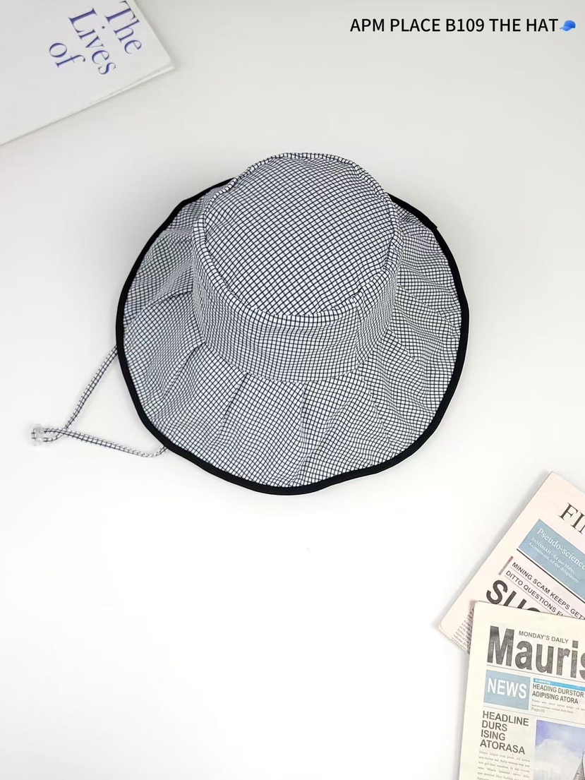 THE HAT-P韓國代購㊣女裝新款熱賣真品休閑推薦時尚帽子格紋THE HAT帽子圖色3
