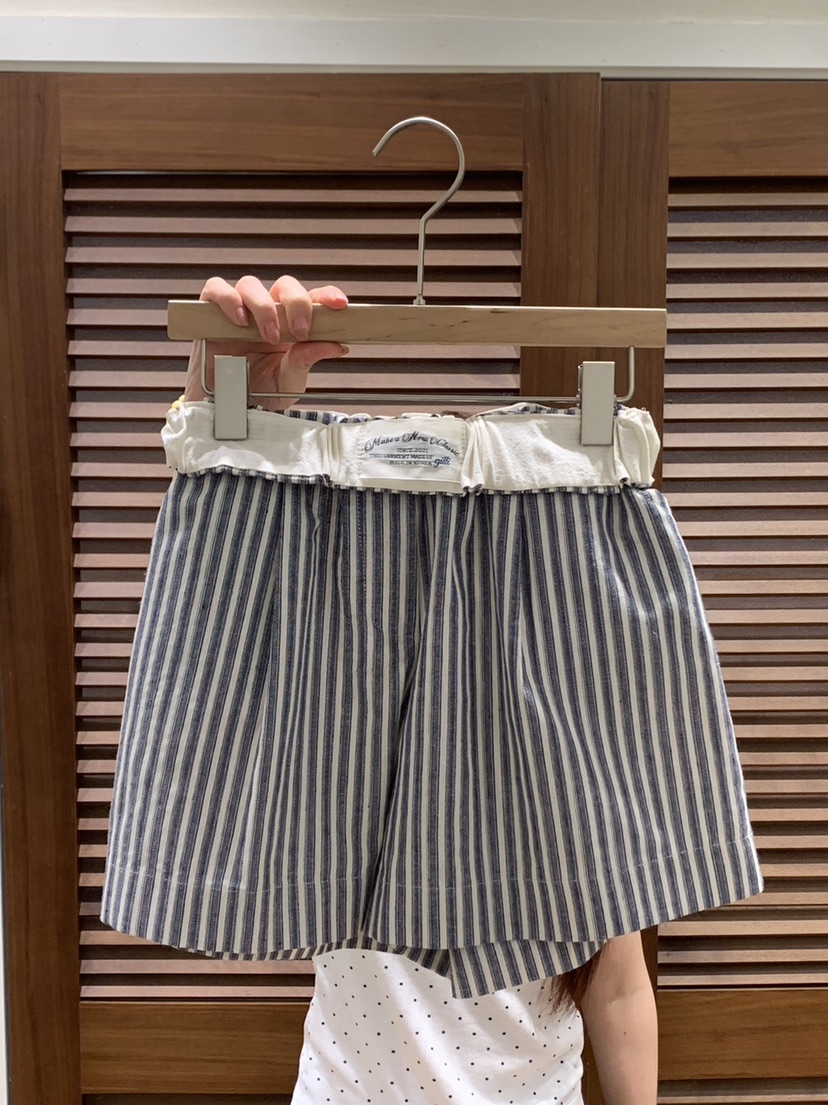 GILLI東大門㊣直郵女士新品25春夏人氣熱賣休閑職業短褲亞麻GILLI短褲