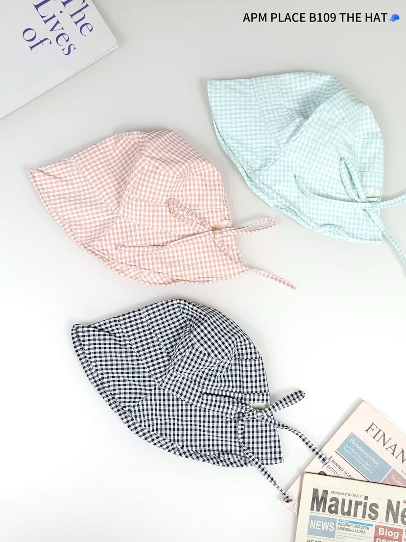 THE HAT-P東大門㊣代購女裝新品休閑時尚推薦帽子漁夫帽格紋THE HAT帽子