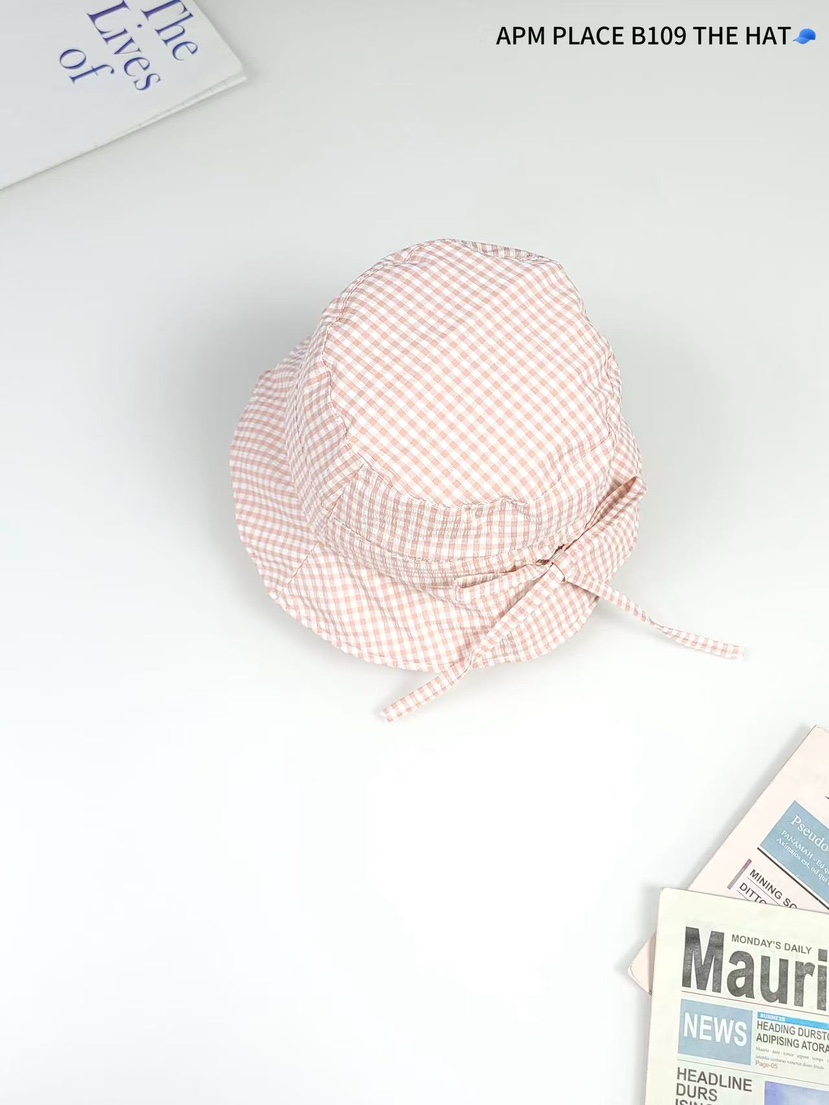 THE HAT-P東大門㊣代購女裝新品休閑時尚推薦帽子漁夫帽格紋THE HAT帽子