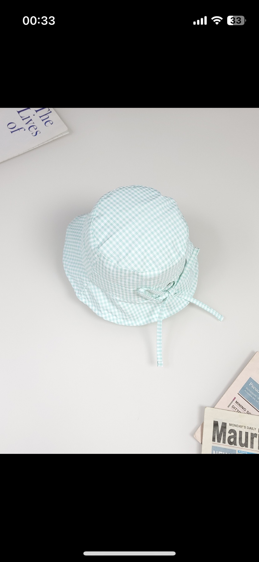 THE HAT-P東大門㊣代購女裝新品休閑時尚推薦帽子漁夫帽格紋THE HAT帽子