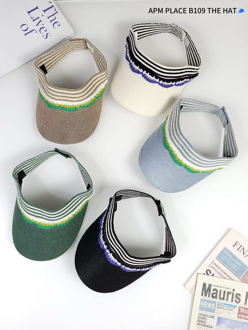 THE HAT-P東大門㊣代購女裝新品人氣職業25春夏真品帽子條紋THE HAT帽子
