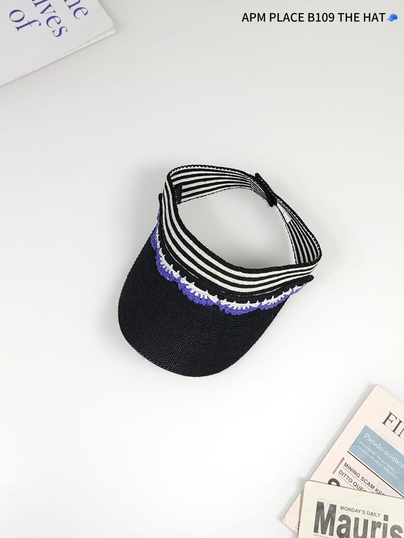 THE HAT-P東大門㊣代購女裝新品人氣職業25春夏真品帽子條紋THE HAT帽子