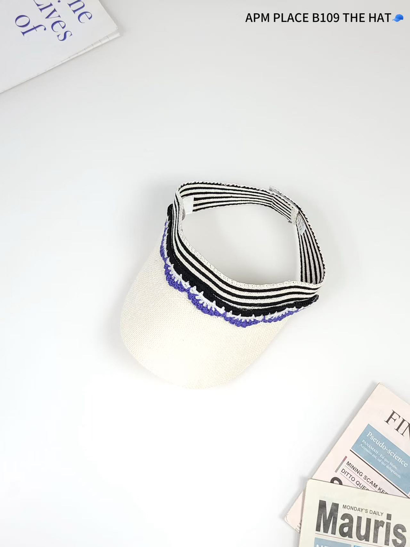 THE HAT-P東大門㊣代購女裝新品人氣職業25春夏真品帽子條紋THE HAT帽子
