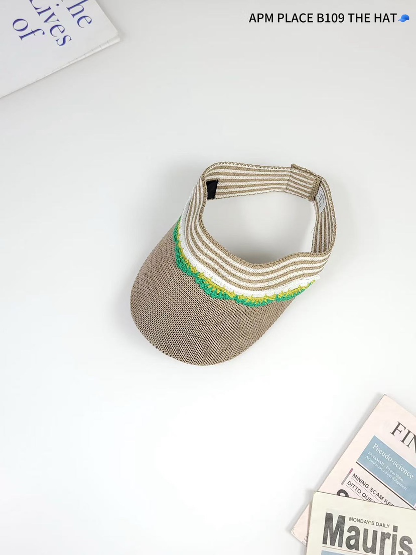 THE HAT-P東大門㊣代購女裝新品人氣職業25春夏真品帽子條紋THE HAT帽子圖色3