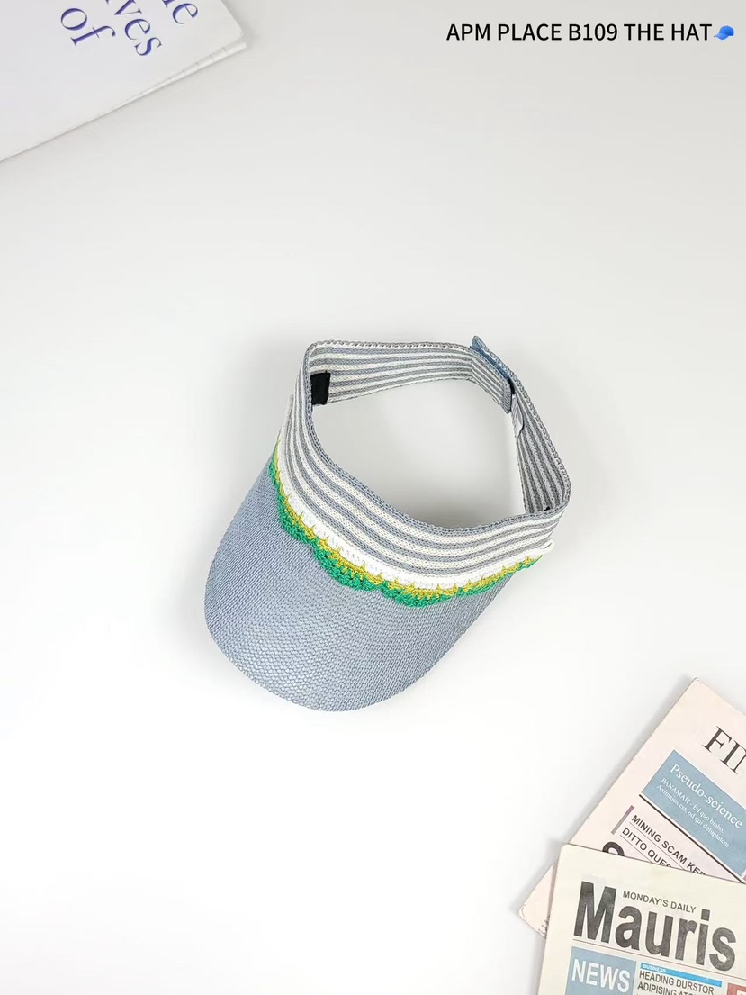 THE HAT-P東大門㊣代購女裝新品人氣職業25春夏真品帽子條紋THE HAT帽子圖色4