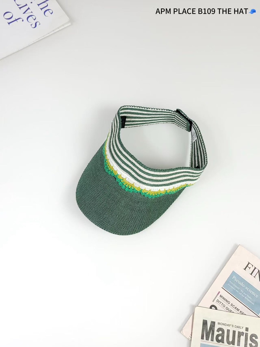 THE HAT-P東大門㊣代購女裝新品人氣職業25春夏真品帽子條紋THE HAT帽子圖色5