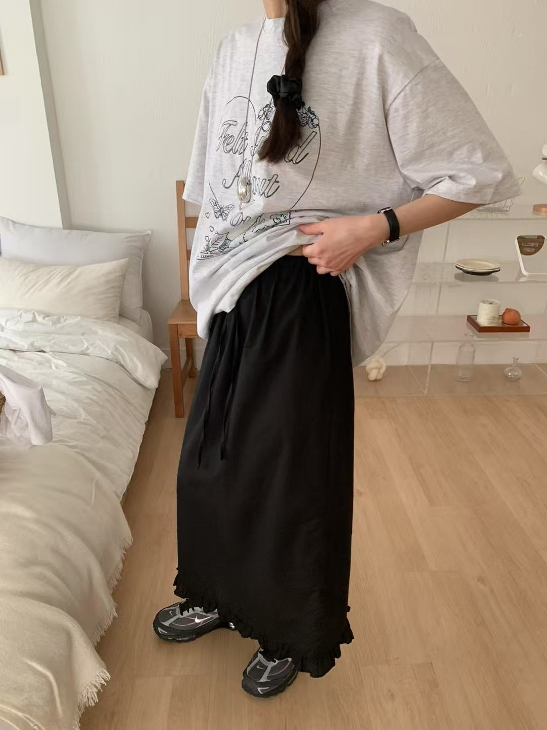 FOR.NEED韓國代購㊣女裝新品時尚真品人氣熱賣職業推薦長裙FOR.NEED長裙