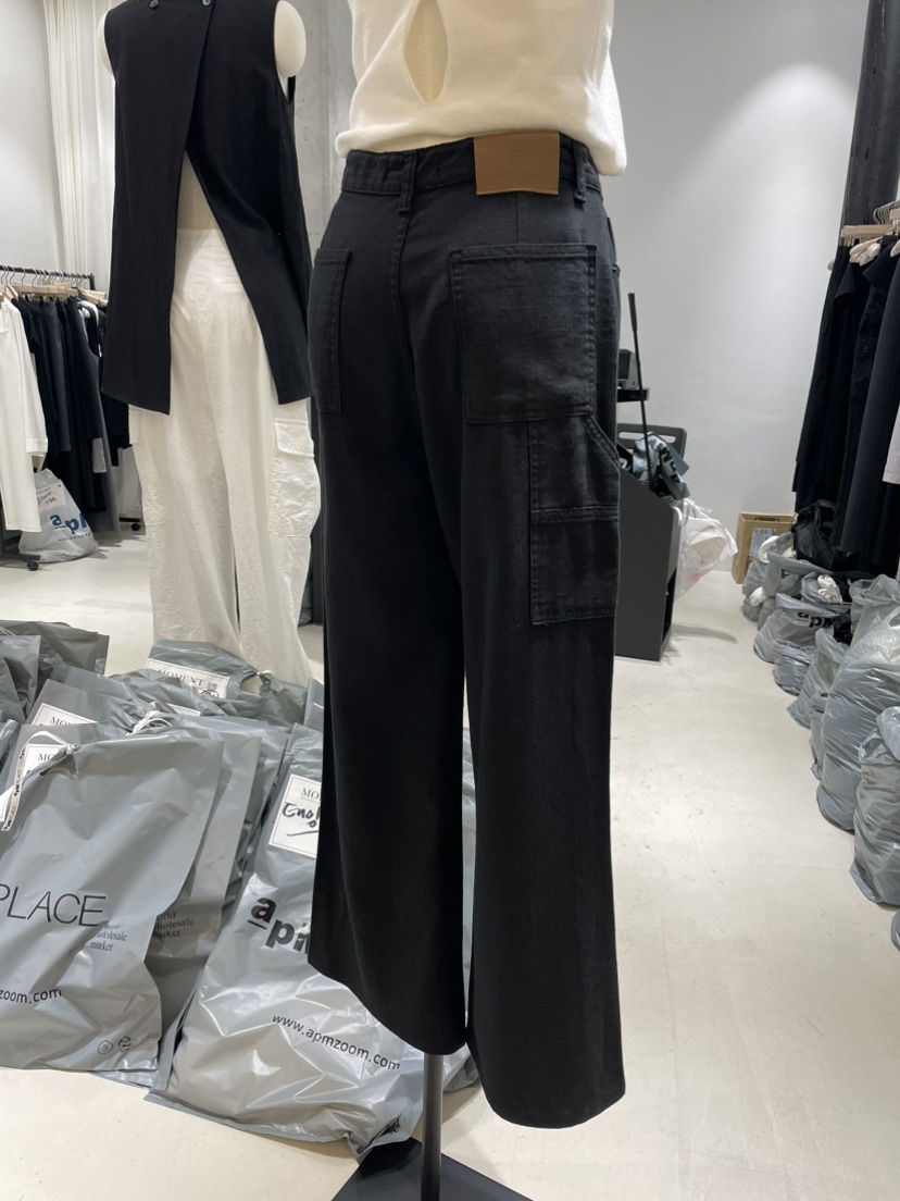 MOMENT東大門㊣代購女裝新品時尚休閑推薦真品25春夏牛仔褲棉質MOMENT/RECOVER牛仔褲