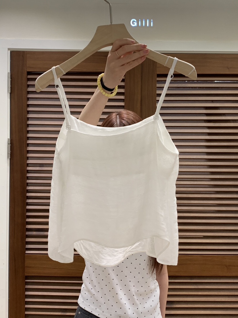 GILLI韓國代購㊣女裝新品25春夏推薦真品人氣休閑職業吊帶背心GILLI吊帶/背心