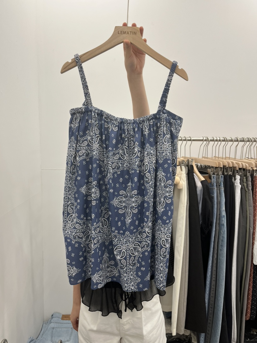 LEMATIN東大門㊣直郵女士新品時尚休閑推薦熱賣人氣吊帶背心LEMATIN吊帶/背心圖色2