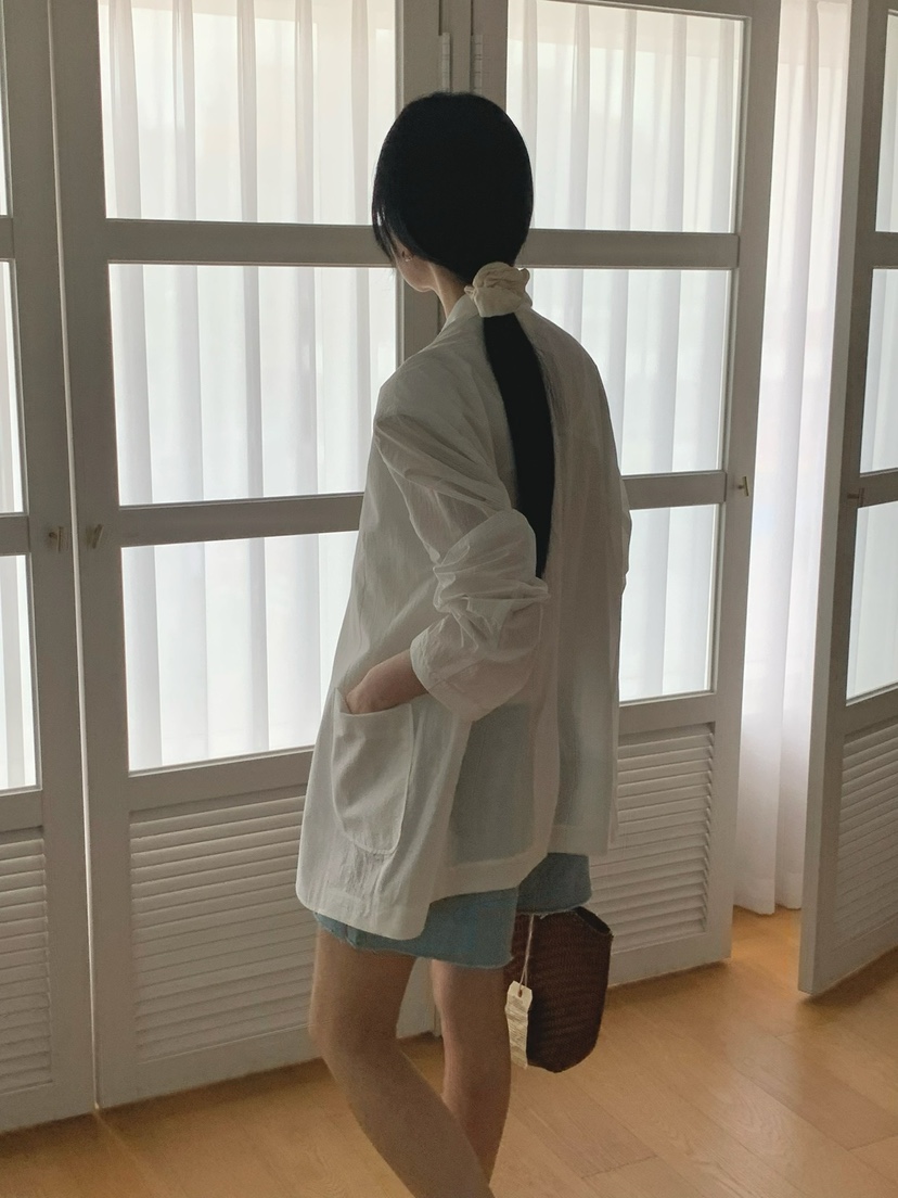 SORBET東大門㊣代購女士新款推薦職業人氣真品時尚25春夏夾克SORBET/flat white夾克