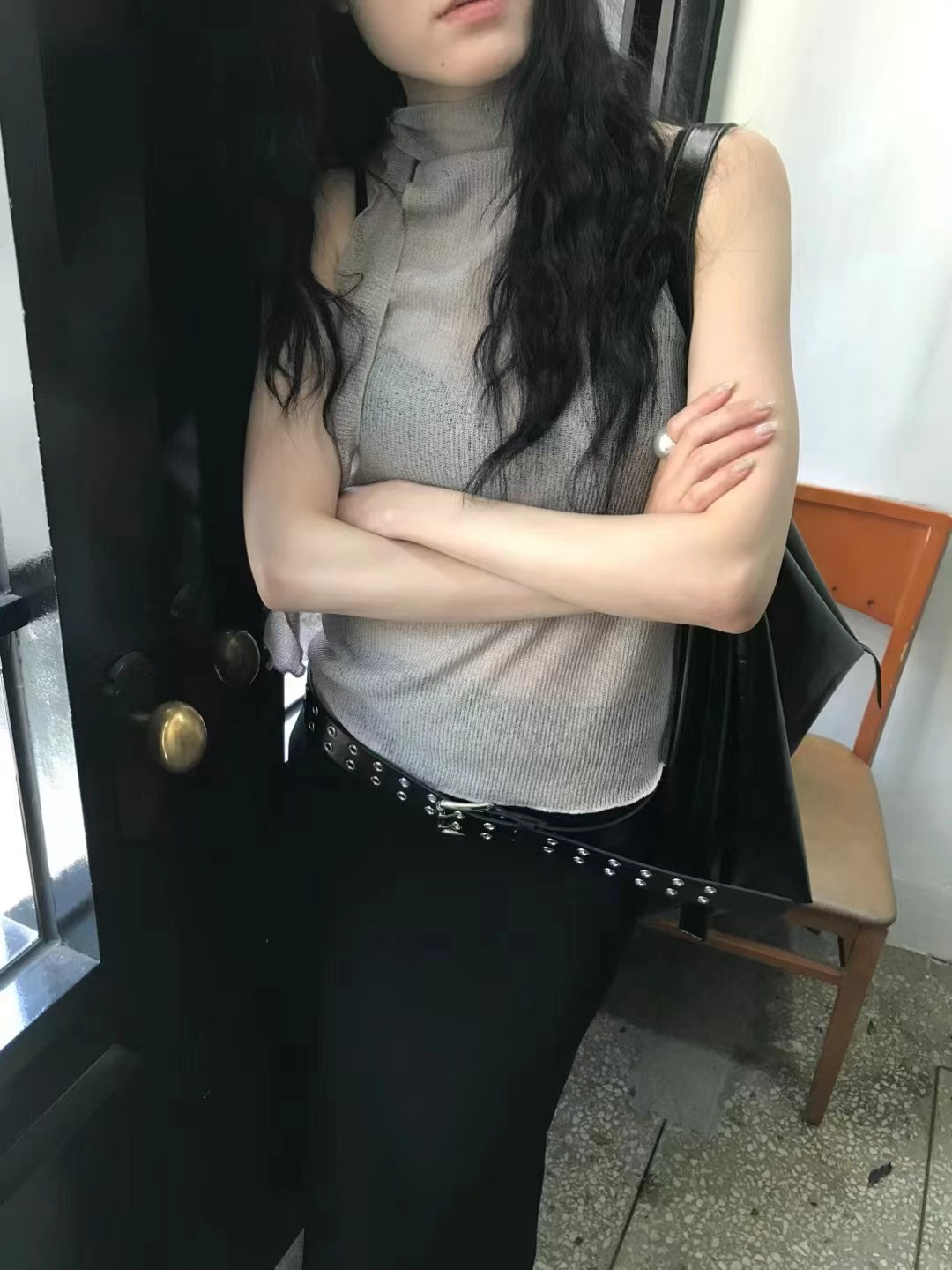 AVANDACE東大門㊣代購女裝新款25春夏真品職業休閑吊帶背心AVANDACE吊帶/背心