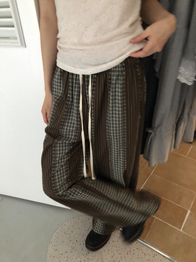 FLASH韓國代購㊣女裝新款真品職業推薦人氣25春夏休閑休閑褲FLASH休閑褲