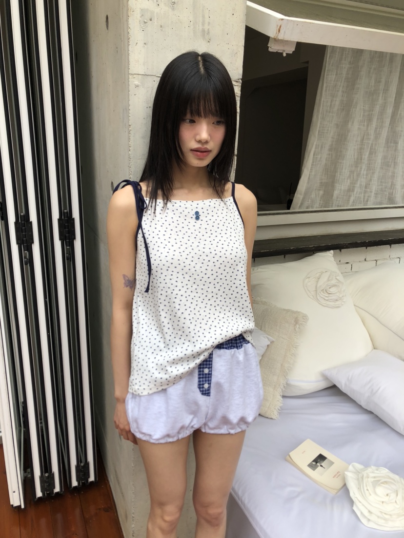FLASH東大門㊣實拍女裝新款職業休閑推薦25春夏真品吊帶背心FLASH吊帶/背心
