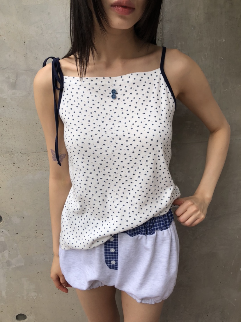 FLASH東大門㊣實拍女裝新款職業休閑推薦25春夏真品吊帶背心FLASH吊帶/背心