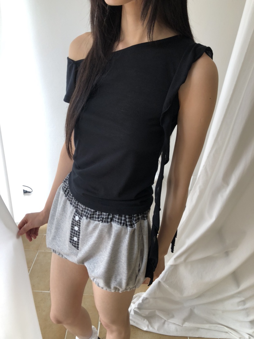 FLASH韓國代購㊣女裝新款時尚25春夏熱賣人氣真品職業推薦短褲FLASH短褲