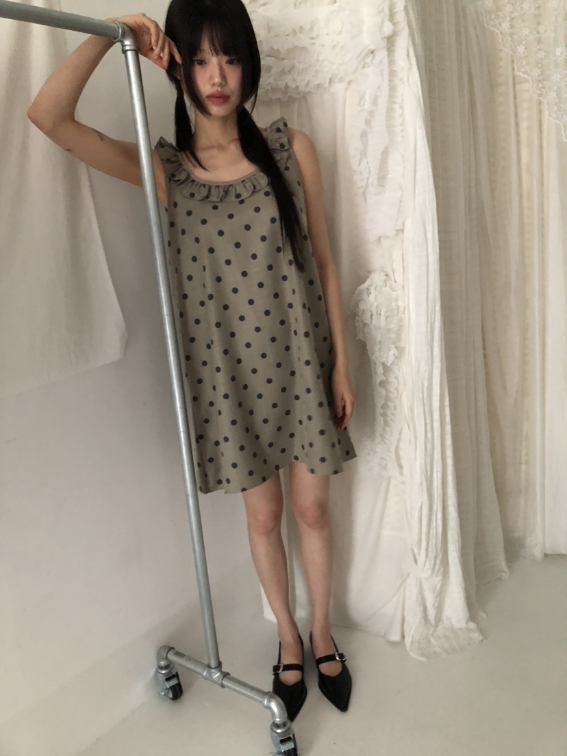 FLASH東大門㊣實拍女裝新款職業休閑人氣熱賣真品連衣裙荷葉邊FLASH連衣裙