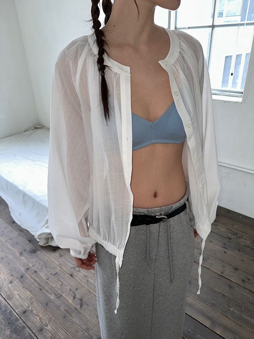 UNBOUND東大門㊣直郵女士新款人氣時尚職業真品25春夏襯衫蕾絲衫UNBOUND襯衫/蕾絲衫