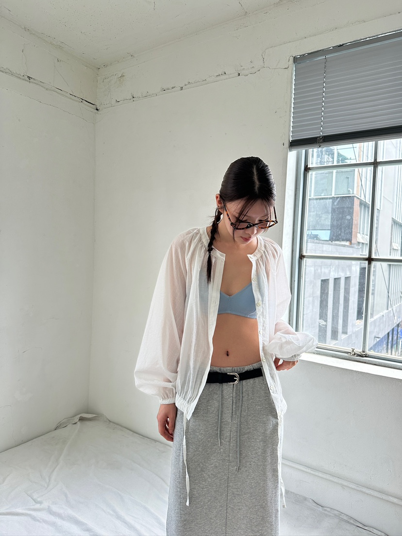 UNBOUND東大門㊣直郵女士新款人氣時尚職業真品25春夏襯衫蕾絲衫UNBOUND襯衫/蕾絲衫