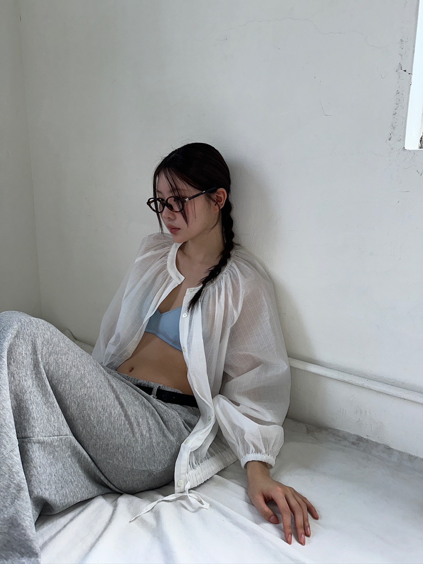 UNBOUND東大門㊣直郵女士新款人氣時尚職業真品25春夏襯衫蕾絲衫UNBOUND襯衫/蕾絲衫