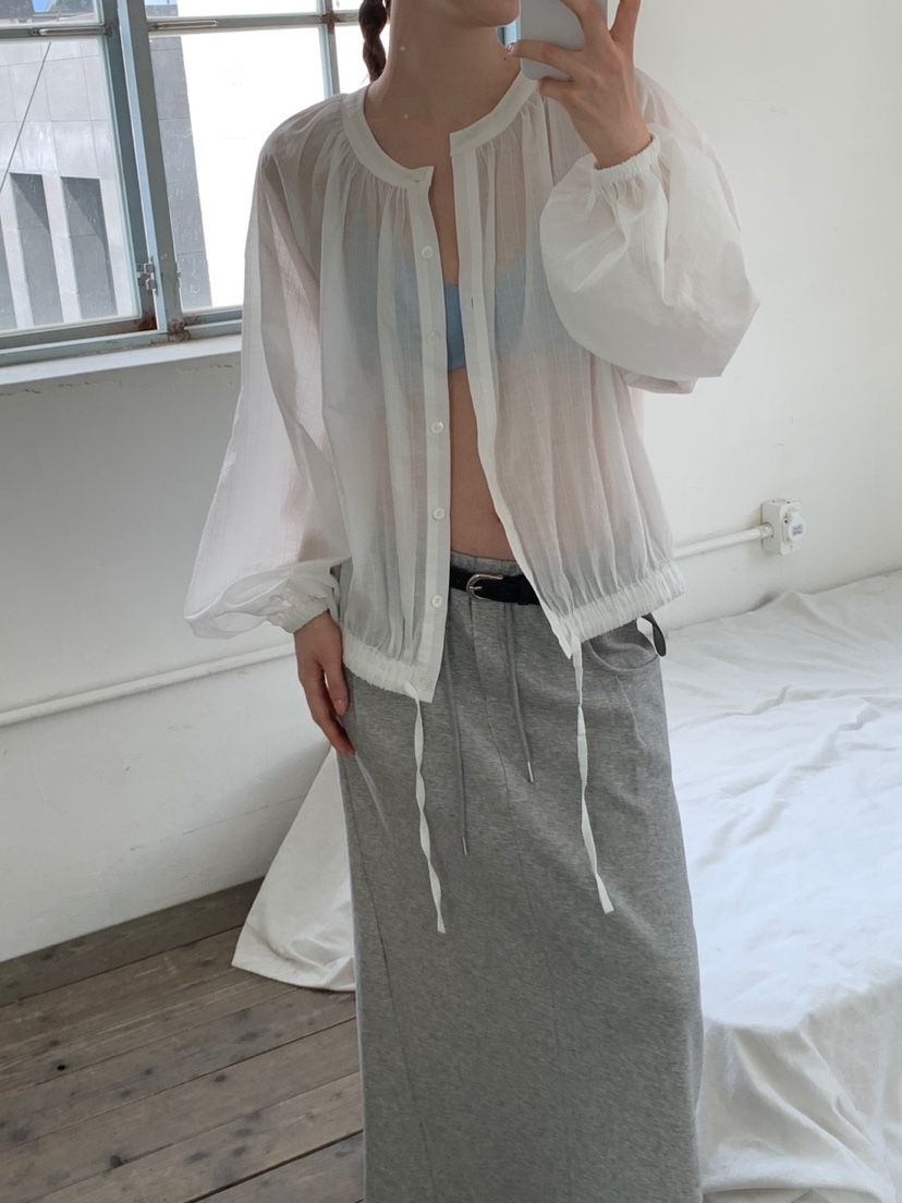 UNBOUND東大門㊣直郵女士新款人氣時尚職業真品25春夏襯衫蕾絲衫UNBOUND襯衫/蕾絲衫