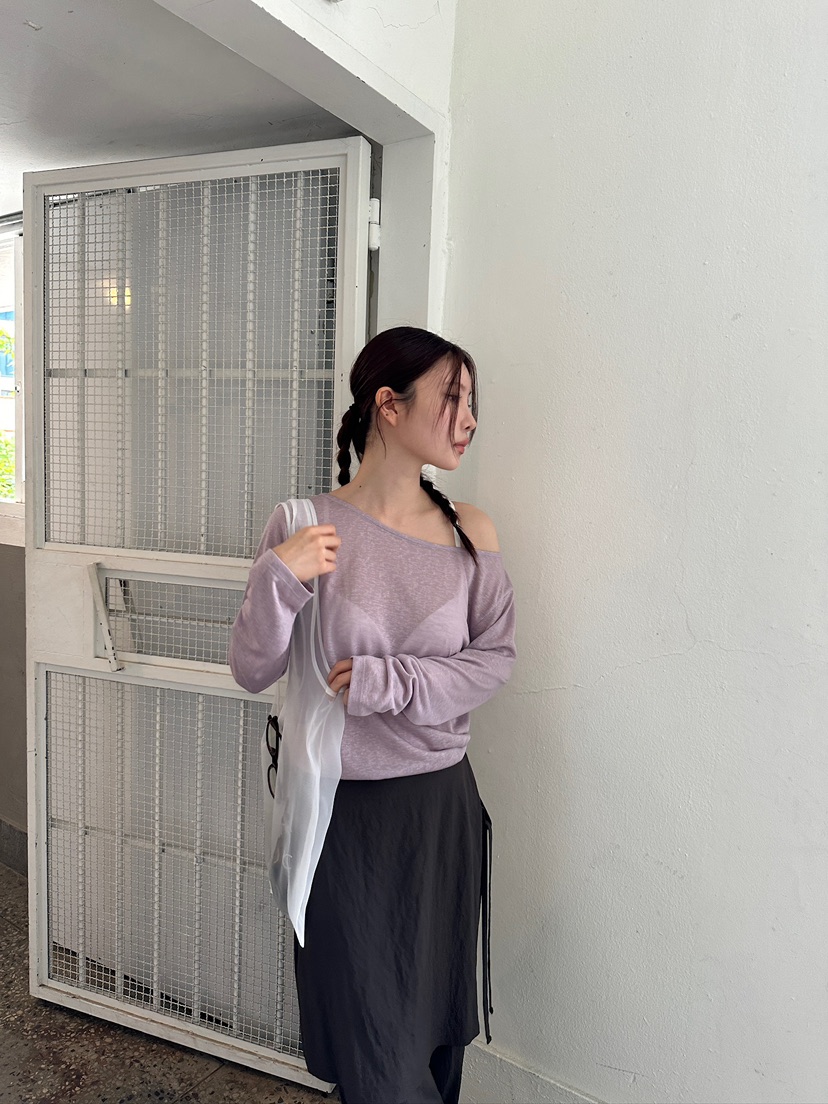 UNBOUND東大門㊣直郵女裝新品人氣真品25春夏職業時尚長袖T恤UNBOUND長袖T恤