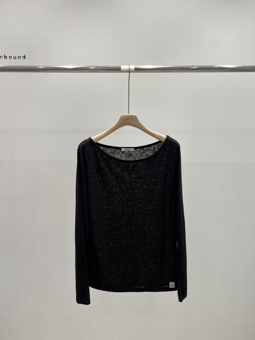 UNBOUND東大門㊣直郵女裝新品人氣真品25春夏職業時尚長袖T恤UNBOUND長袖T恤圖色3