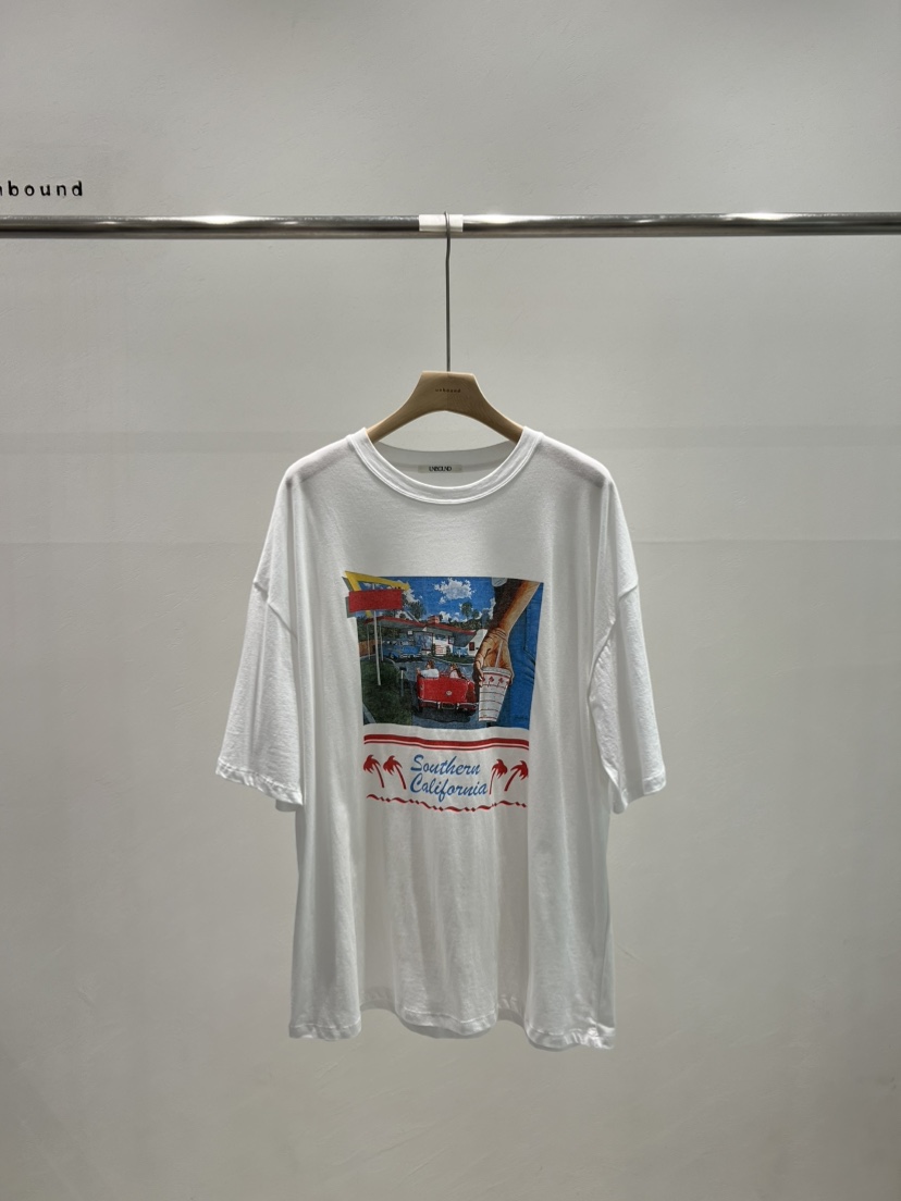 UNBOUND韓國直郵㊣女裝新品真品職業休閑熱賣推薦25春夏T恤UNBOUNDT恤