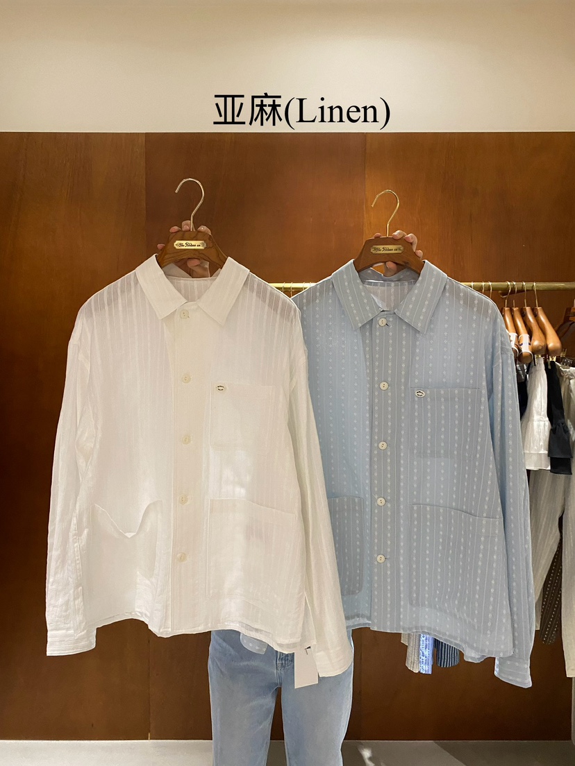 HEBON韓國代購㊣女裝新品25春夏職業休閑人氣時尚襯衫蕾絲衫HEBON襯衫/蕾絲衫