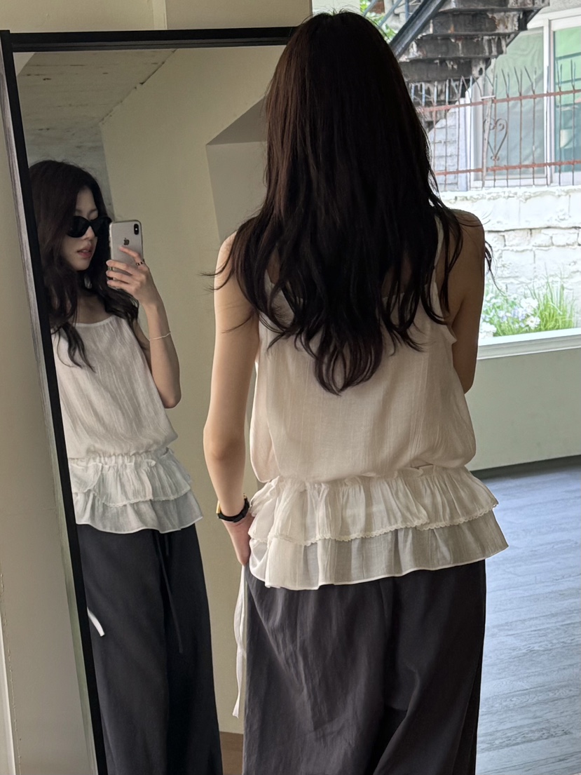 ERUME韓國直郵㊣女士新品推薦職業人氣熱賣時尚25春夏吊帶背心ERUME吊帶/背心