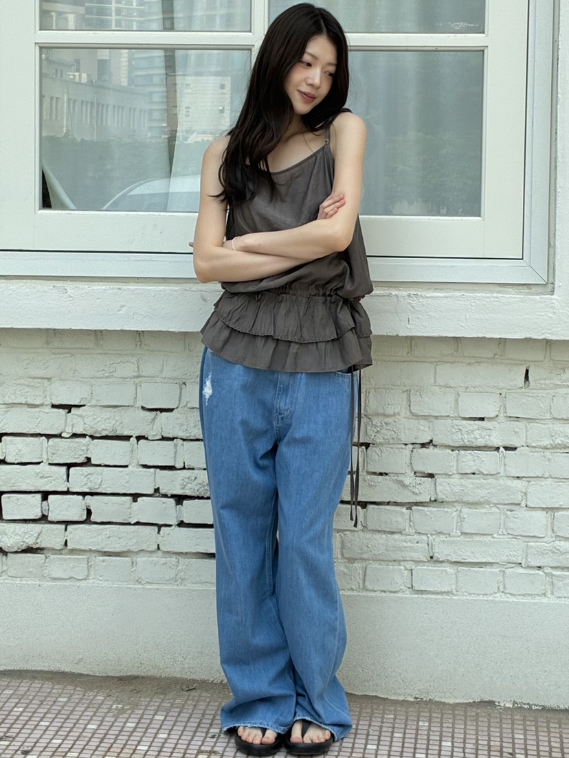 ERUME韓國直郵㊣女士新品推薦職業人氣熱賣時尚25春夏吊帶背心ERUME吊帶/背心