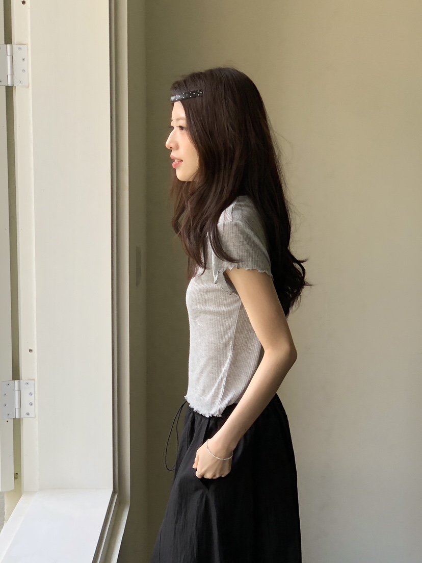 ERUME東大門㊣實拍女士新品推薦休閑人氣職業時尚熱賣25春夏T恤ERUMET恤