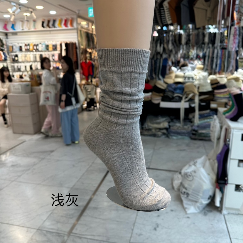 AILEEN東大門㊣直郵女士新品熱賣25春夏職業真品休閑推薦襪子LEJUNEV襪子圖色3