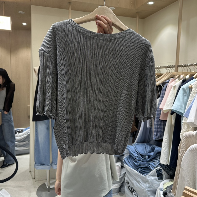 VINTAGE VIBE韓國直郵㊣女士新品推薦25春夏職業時尚人氣T恤VINTAGE VIBET恤圖色2