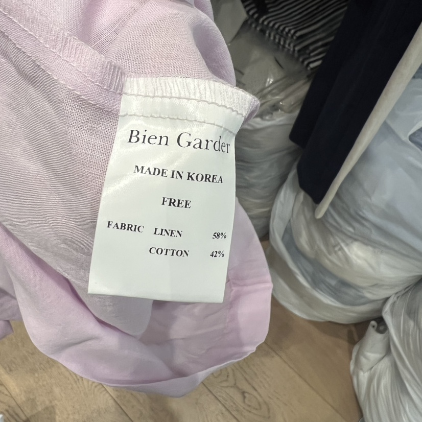 BIEN GARDER韓國直郵㊣女裝新款職業真品人氣時尚襯衫蕾絲衫BIEN GARDER襯衫/蕾絲衫