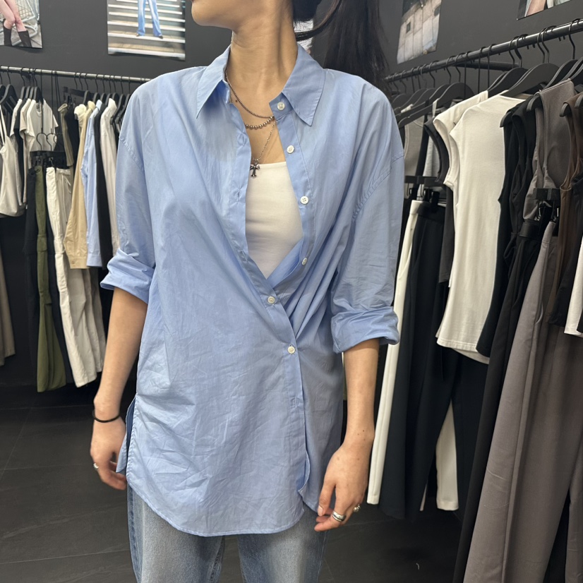PROJECT WAVE-P東大門㊣代購女士新品人氣時尚襯衫蕾絲衫PROJECT WAVE襯衫/蕾絲衫圖色3