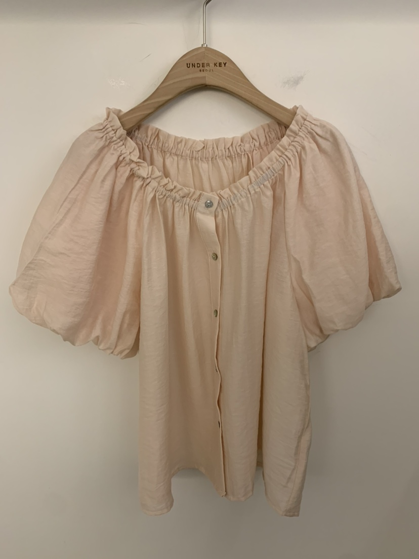 UNDER KEY韓國代購㊣女裝新品25春夏真品推薦人氣襯衫蕾絲衫UNDER KEY襯衫/蕾絲衫圖色2