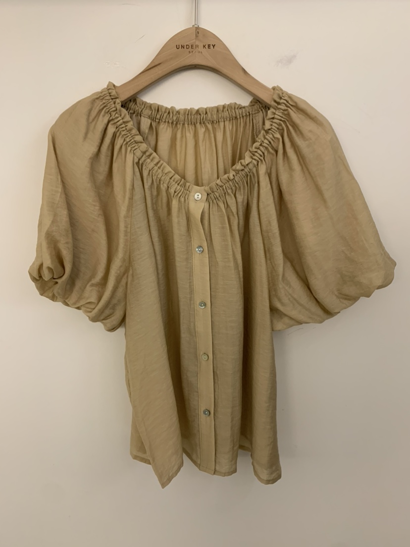 UNDER KEY韓國代購㊣女裝新品25春夏真品推薦人氣襯衫蕾絲衫UNDER KEY襯衫/蕾絲衫圖色3