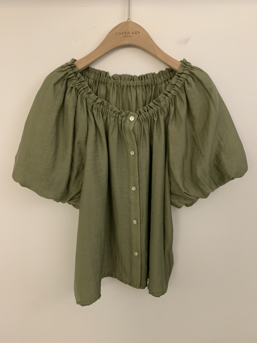 UNDER KEY韓國代購㊣女裝新品25春夏真品推薦人氣襯衫蕾絲衫UNDER KEY襯衫/蕾絲衫圖色4