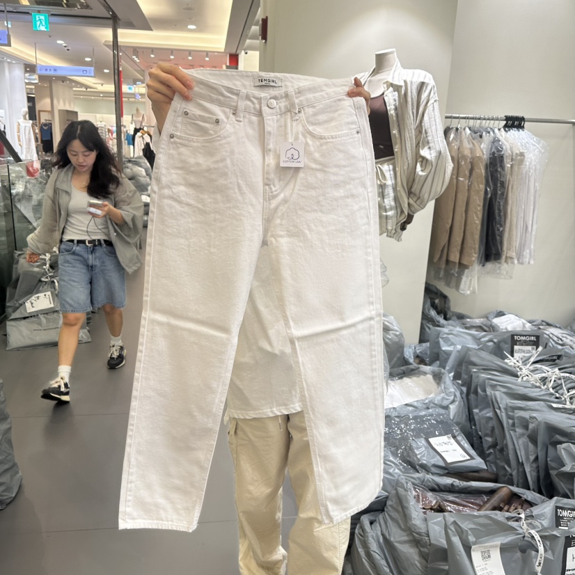 TOMGIRL韓國代購㊣女裝新品職業推薦熱賣人氣時尚休閑休閑褲TOMGIRL休閑褲圖色2